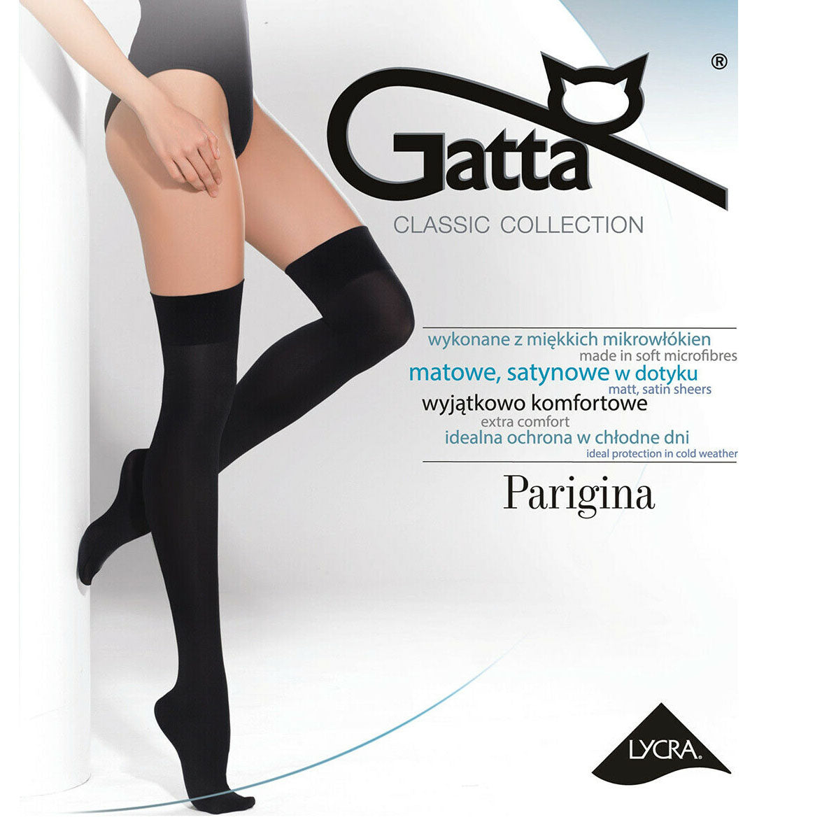 Load image into Gallery viewer, Gatta Parigina 100 Denier Opaque Over The Knee Socks - Leggsbeautiful

