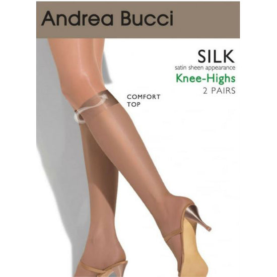 Andrea Bucci 10 Denier Silk Sheer Knee High Socks - Leggsbeautiful