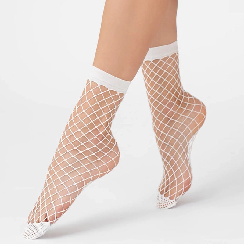 
                      
                        Veneziana Oversized Fishnet Ankle Socks
                      
                    