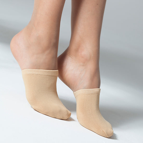 Gipsy 1/2 Foot Mule Socks With Non Slip Sole - Leggsbeautiful