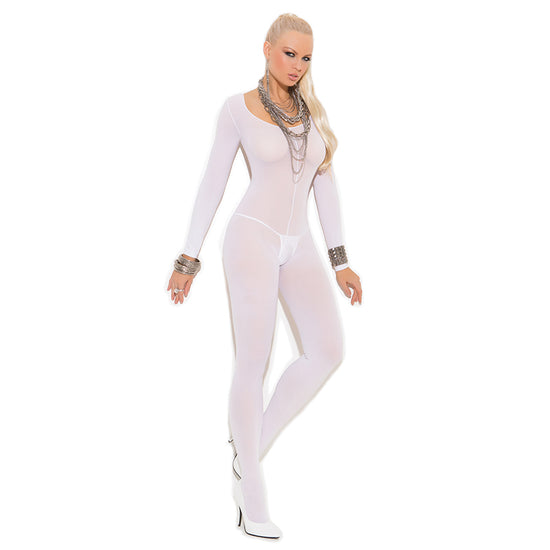 Load image into Gallery viewer, Elegant Moments Semi Opaque Long Sleeve Bodystocking
