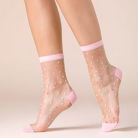 Gabriella GiGi Sheer Spot ankle Ankle Socks