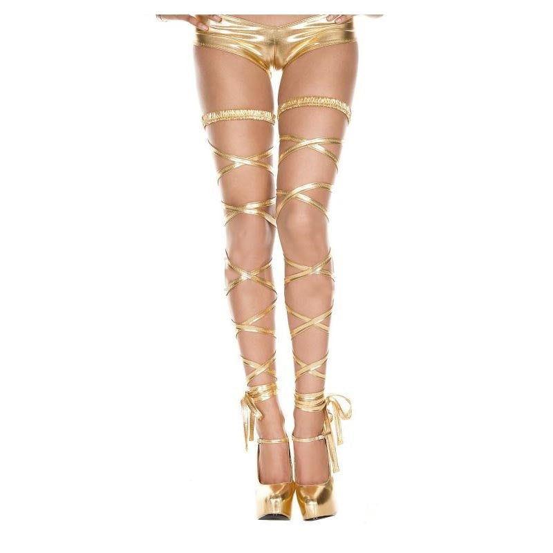 Leg Avenue Metallic Elasticated Leg Wraps