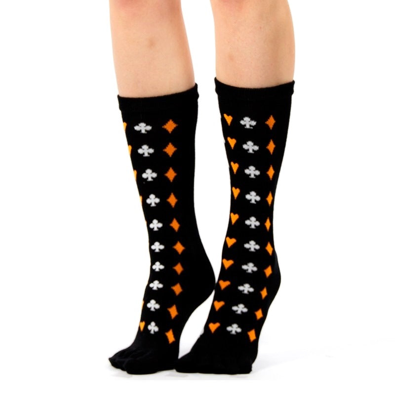 
                      
                        Five Toe Playing Card Ankle Socks - Leggsbeautiful
                      
                    