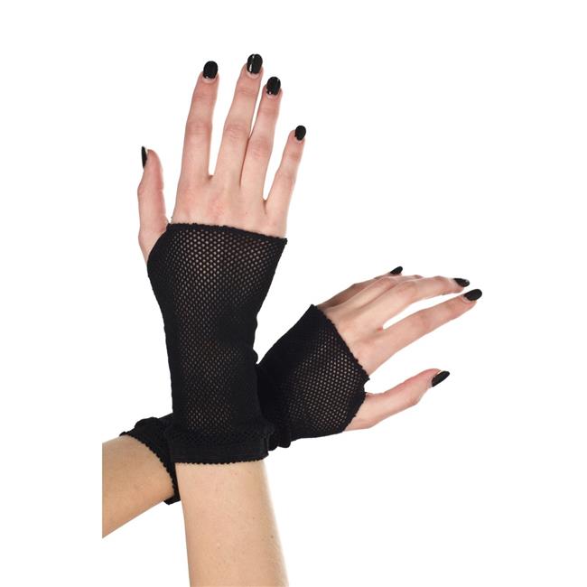 Music Legs Soft Stretch Fingerless Fishnet Gloves - Leggsbeautiful