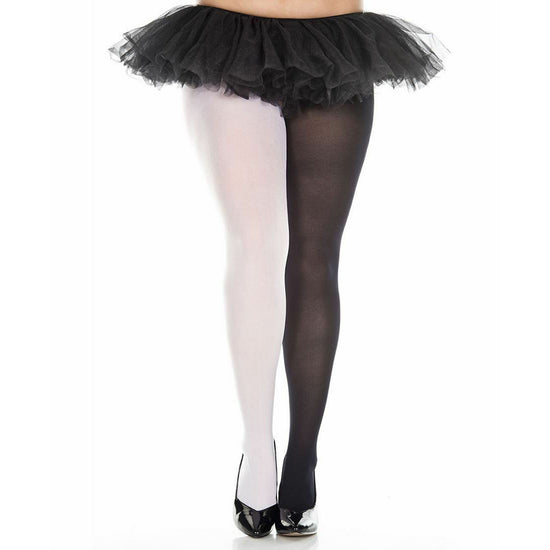 Music Legs Plus Size Opaque Jester Tights
