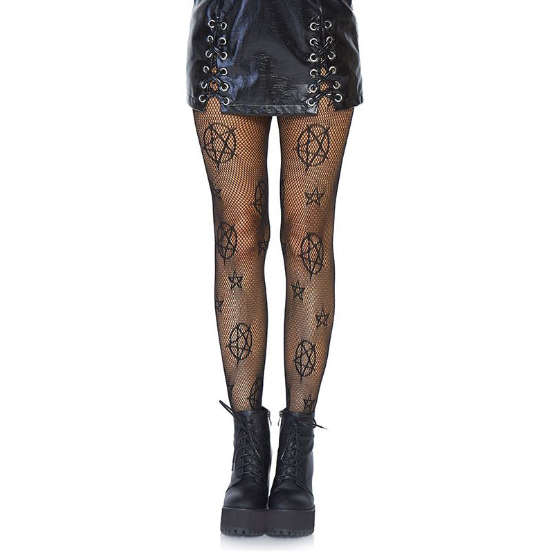 Leg Avenue Occult Net Tights [Stars] - Leggsbeautiful