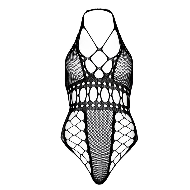 
                      
                        Leg Avenue Multi Net Thong Teddy With Halter Neck
                      
                    