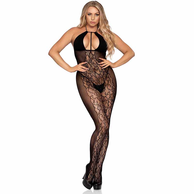 Leg Avenue Lace Panel Bodystocking
