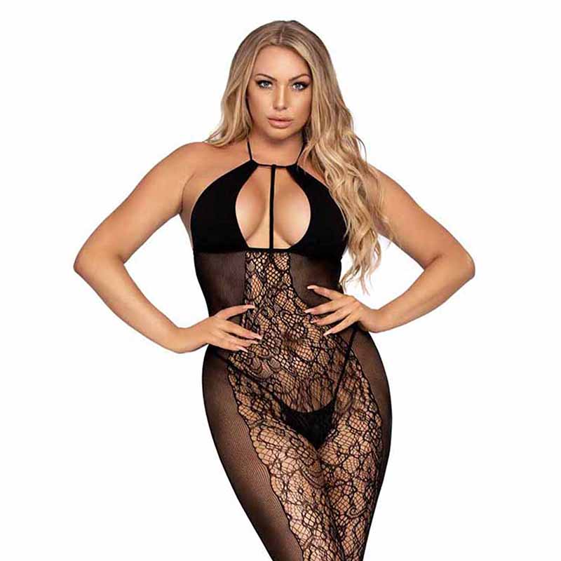 Leg Avenue Lace Panel Bodystocking