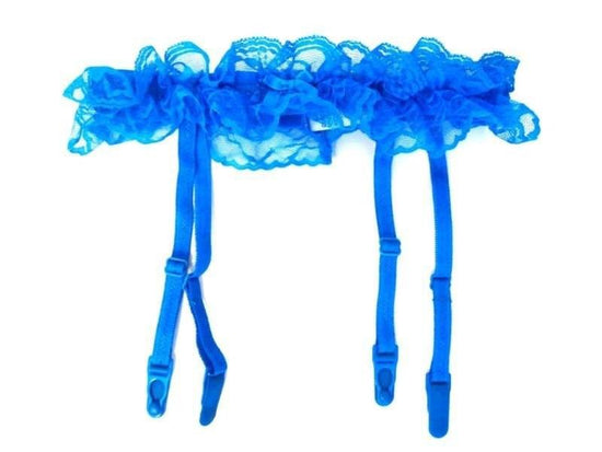 Garter Style Lace Suspender Belt with Bow - Leggsbeautiful