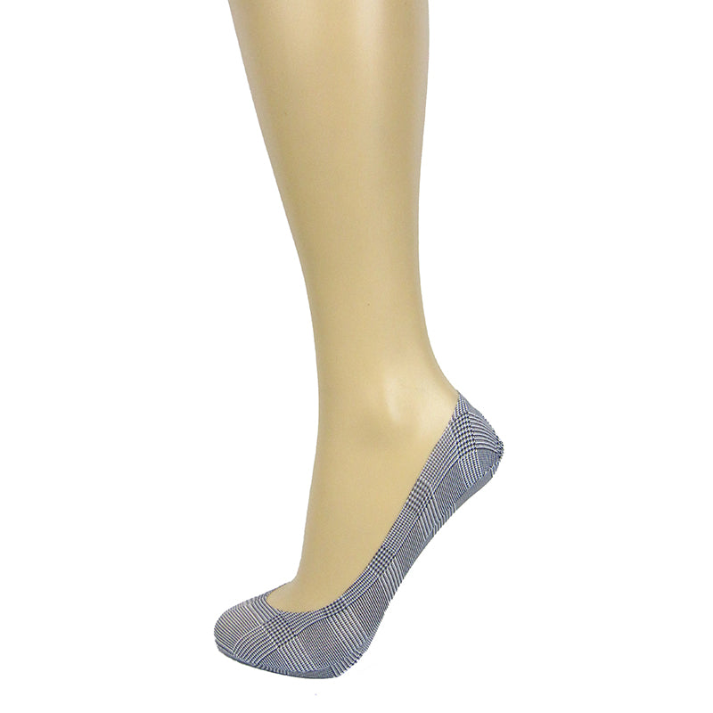 Magnetis Low Cut Non Slip Hounds Tooth Shoe Liner - Leggsbeautiful