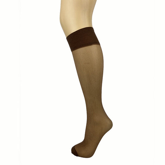 Load image into Gallery viewer, Tudorose 15 Denier Smooth Knit Knee HighSocks 3 Pair Pack
