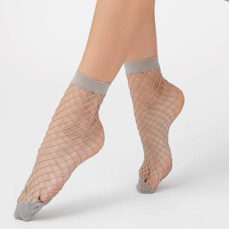 Veneziana Oversized Fishnet Ankle Socks