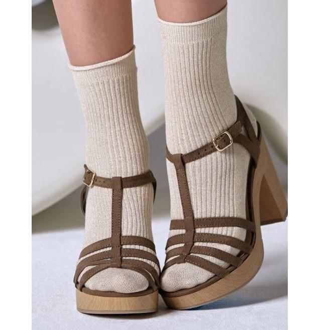Gipsy Seam Free Sparkle Ankle Socks - Leggsbeautiful