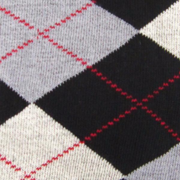 Cotton Blend Toeless Argyle Over The Knee Socks - Leggsbeautiful