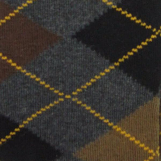Cotton Blend Argyle Darks Over The Knee Socks - Leggsbeautiful
