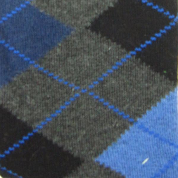Cotton Blend Argyle Darks Over The Knee Socks - Leggsbeautiful