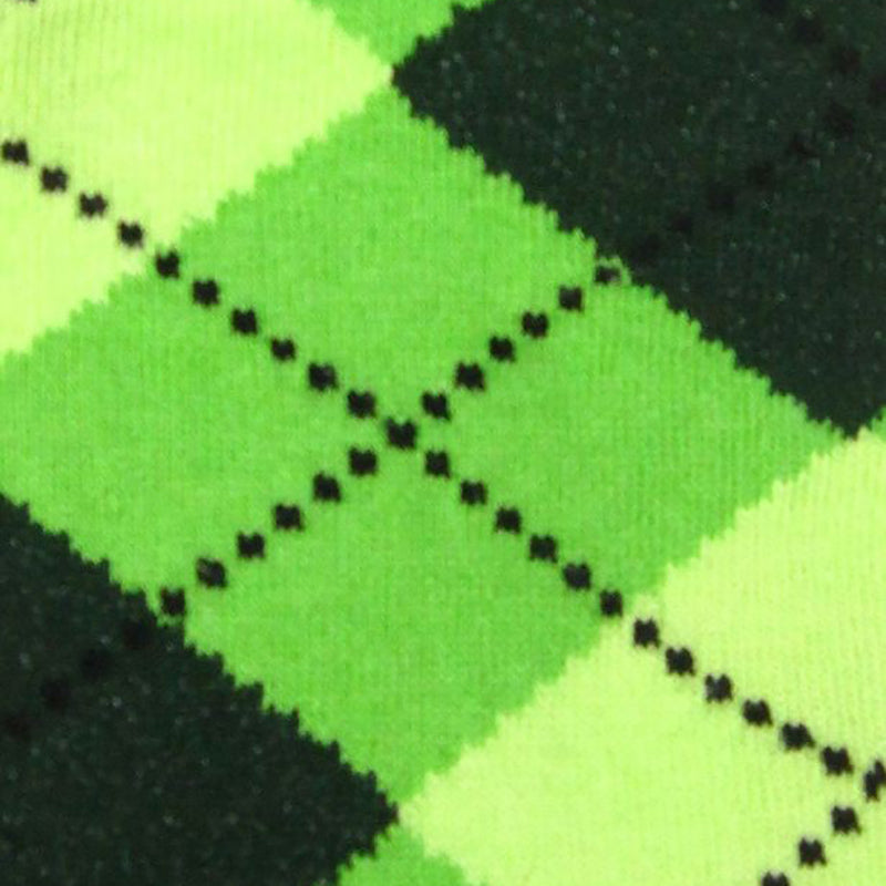Cotton Blend Argyle Knee High Socks - Leggsbeautiful