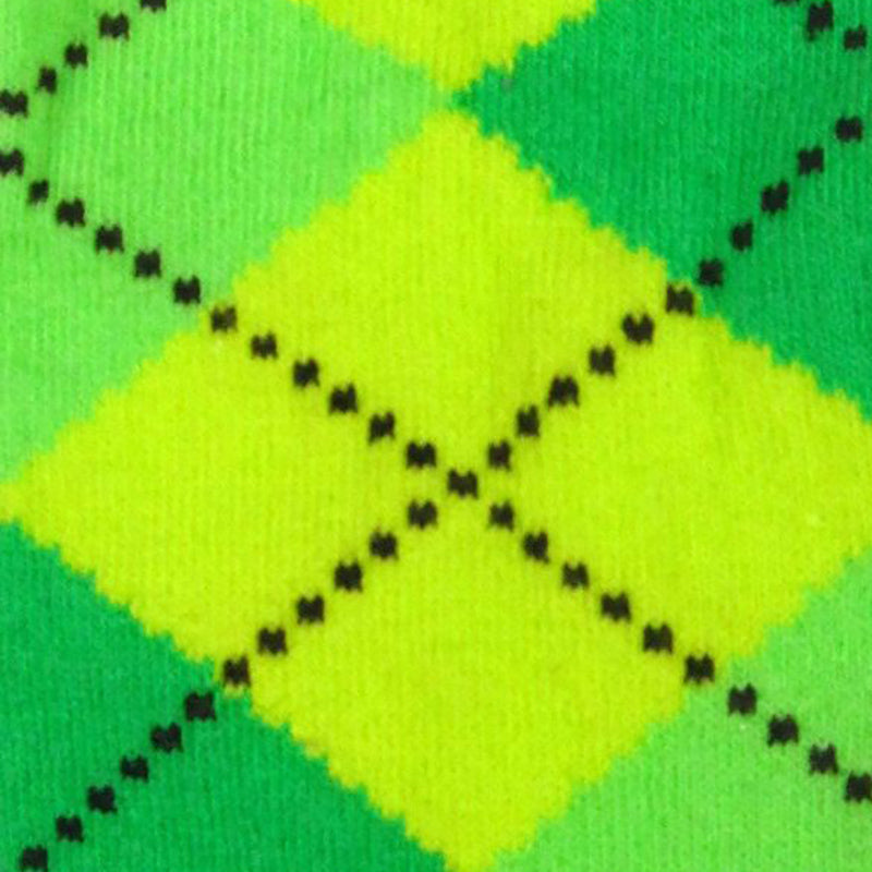 Cotton Blend Argyle Knee High Socks - Leggsbeautiful