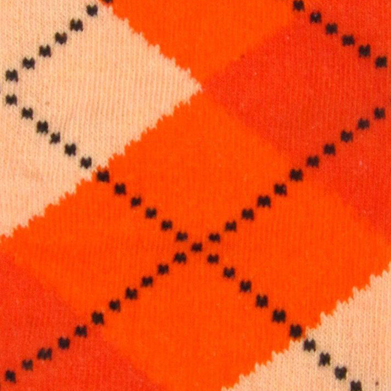 Cotton Blend Argyle Knee High Socks - Leggsbeautiful