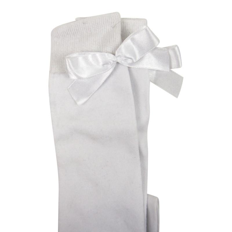 
                      
                        Cotton Blend Over The Knee Socks With Bow - Leggsbeautiful
                      
                    