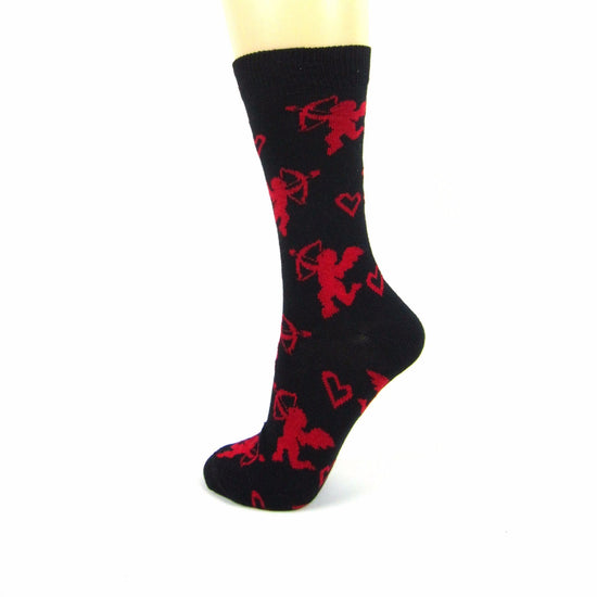 Cotton Blend Cupid Ankle Socks - Leggsbeautiful