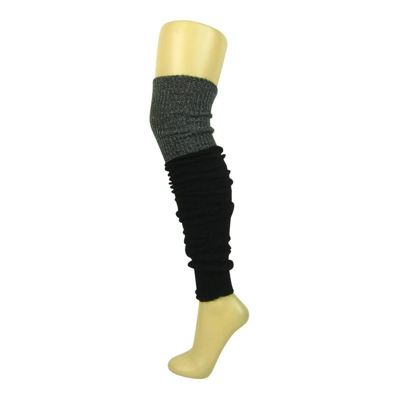 Soft Knit Lurex Top Leg Warmers - Leggsbeautiful