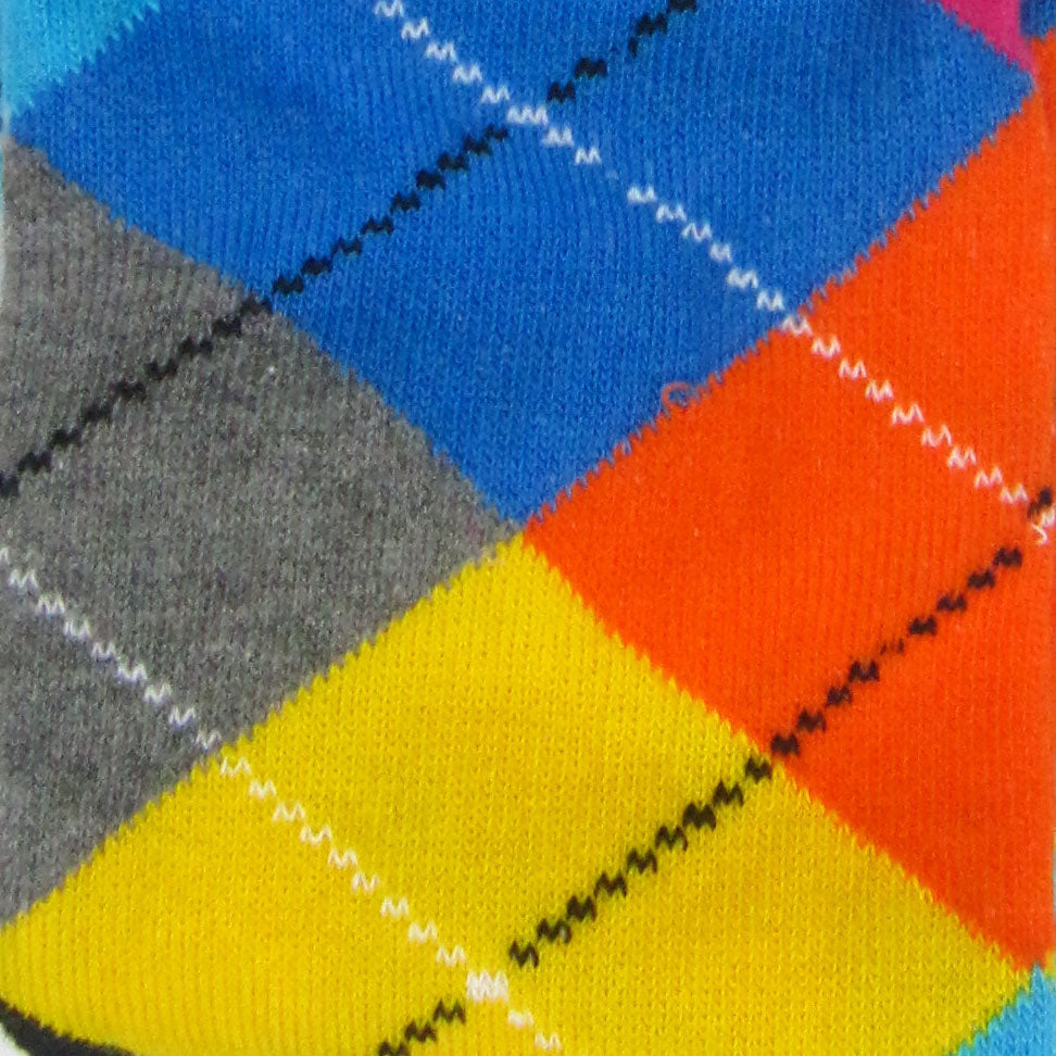 
                      
                        Cotton Blend Argyle Knee High Socks - Leggsbeautiful
                      
                    