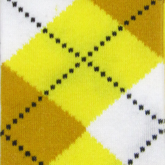 Cotton Blend Argyle Knee High Socks - Leggsbeautiful