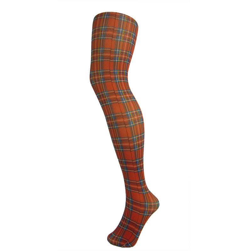 Load image into Gallery viewer, 70 Denier Opaque Tartan Print Tights [Colours Available] - Leggsbeautiful
