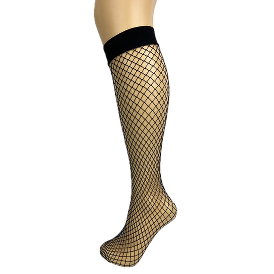 Load image into Gallery viewer, Leggsbeautiful Oversized Fishnet Knee High Socks

