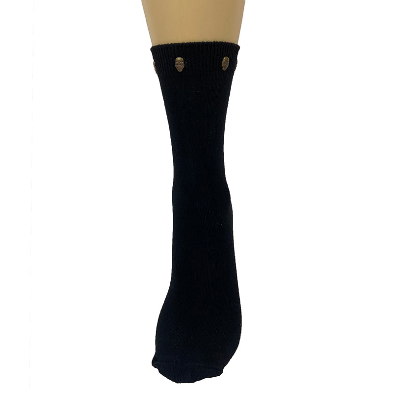 Pamela Mann Skull Stud Ankle Socks