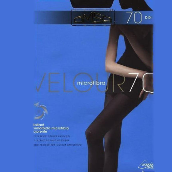 Load image into Gallery viewer, OMSA Velour 70 Denier Opaque Tights

