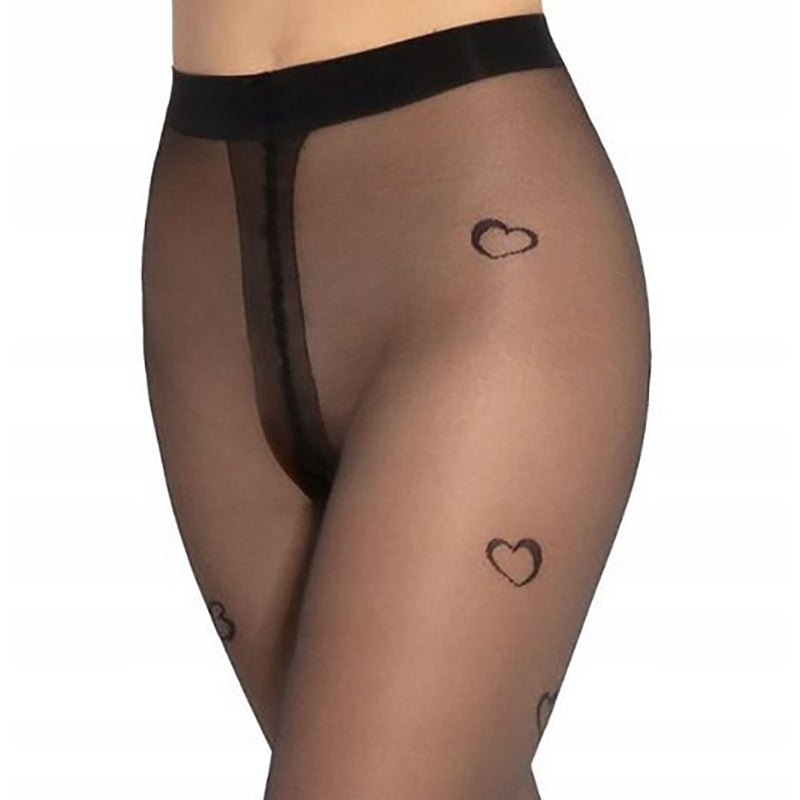 Gatta Lovely 20 Denier Sheer Heart Tights