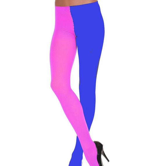 Load image into Gallery viewer, Music Legs Opaque Jester Tights - Leggsbeautiful

