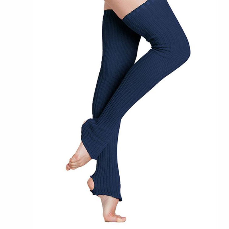 
                      
                        Knitted Soft Acrylic Ribbed Thigh High Stirrup Leg Warmers - Leggsbeautiful
                      
                    