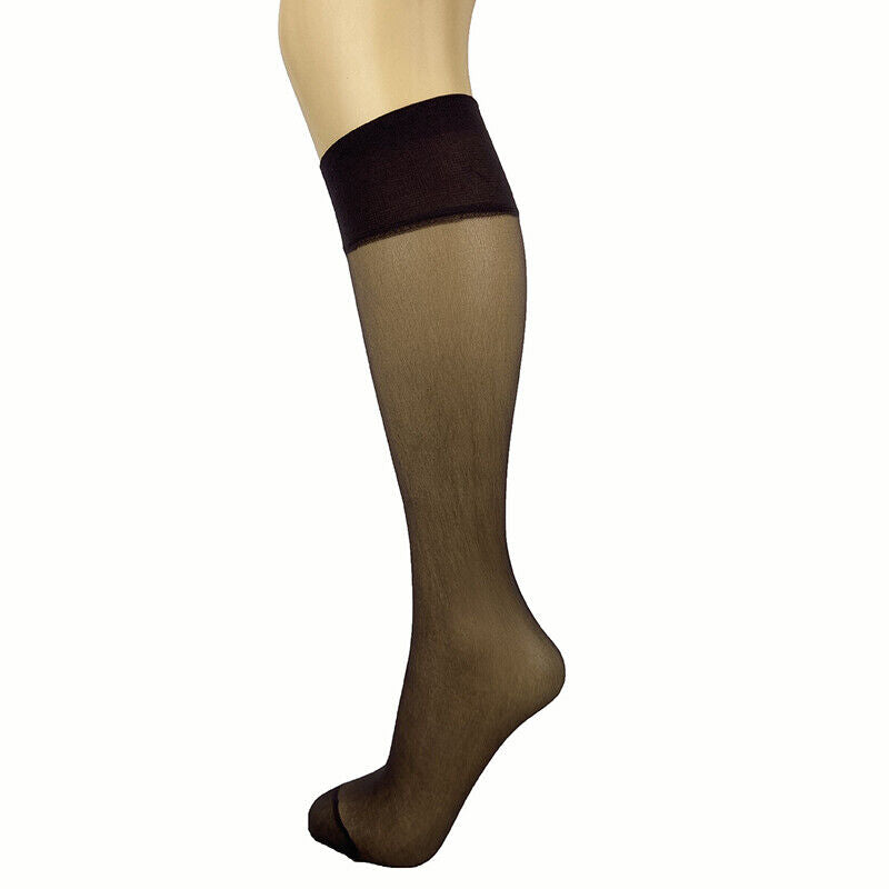 Tudorose 15 Denier Smooth Knit Knee HighSocks 3 Pair Pack