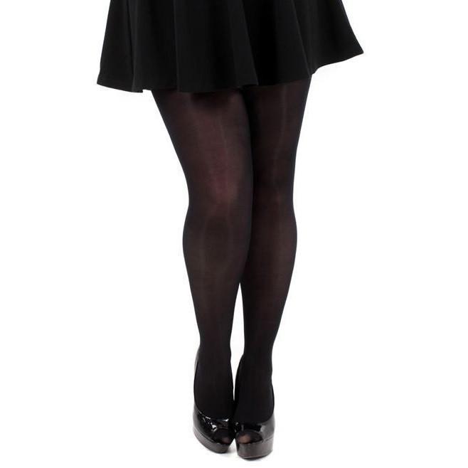 Pamela Mann  Plus Size 80 Denier Opaque Tights - Leggsbeautiful