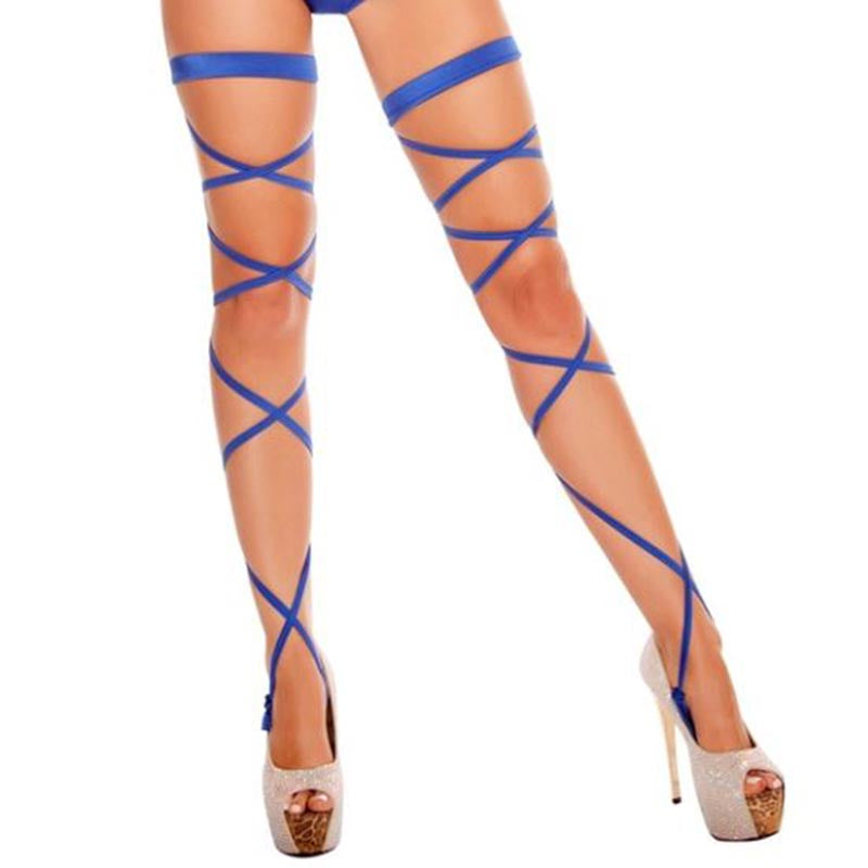 Leg Avenue Metallic Elasticated Leg Wraps - Leggsbeautiful