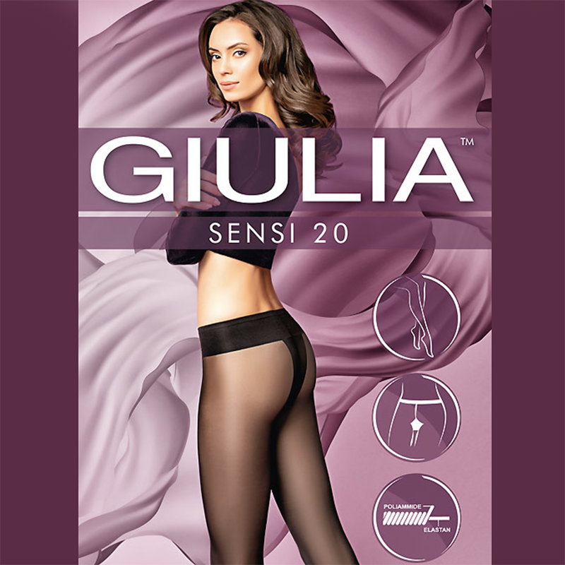 Giulia Sensi 20 Denier Sheer Hipster Tights