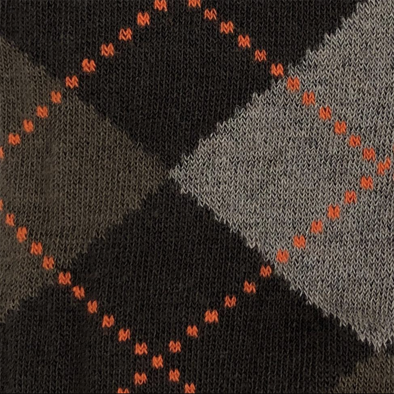 
                      
                        Cotton Blend Argyle Darks OTK Socks
                      
                    