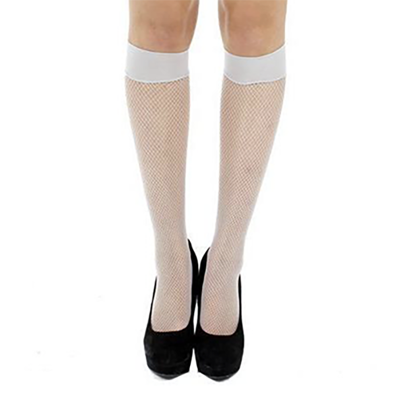 Load image into Gallery viewer, Classic fishnet Knee High Socks
