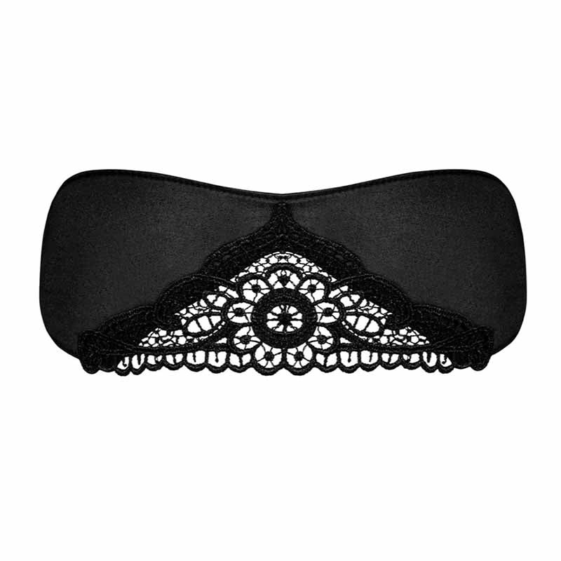 Load image into Gallery viewer, Obsessive Satin And Lace Eye Mask
