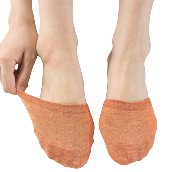 Cotton Blend Toe Covers Half Sole Shoe Liners