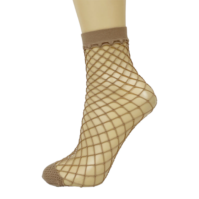 Veneziana Oversized Fishnet Ankle Socks