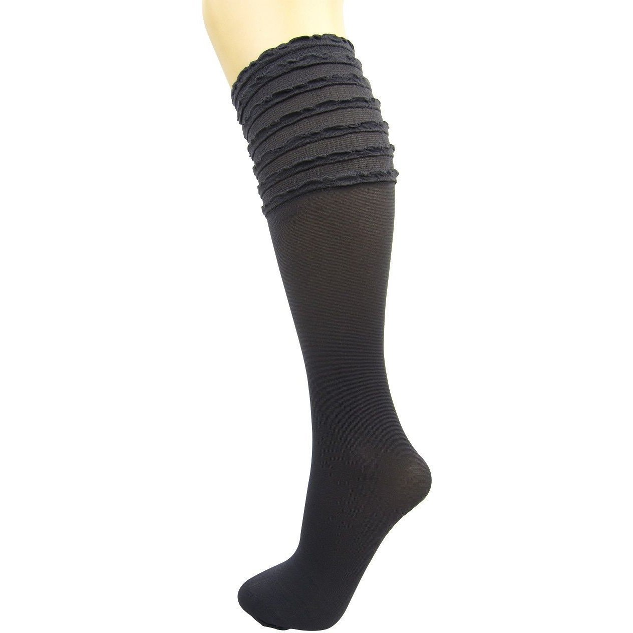 Veneziana Frill Top Knee High Socks - Leggsbeautiful