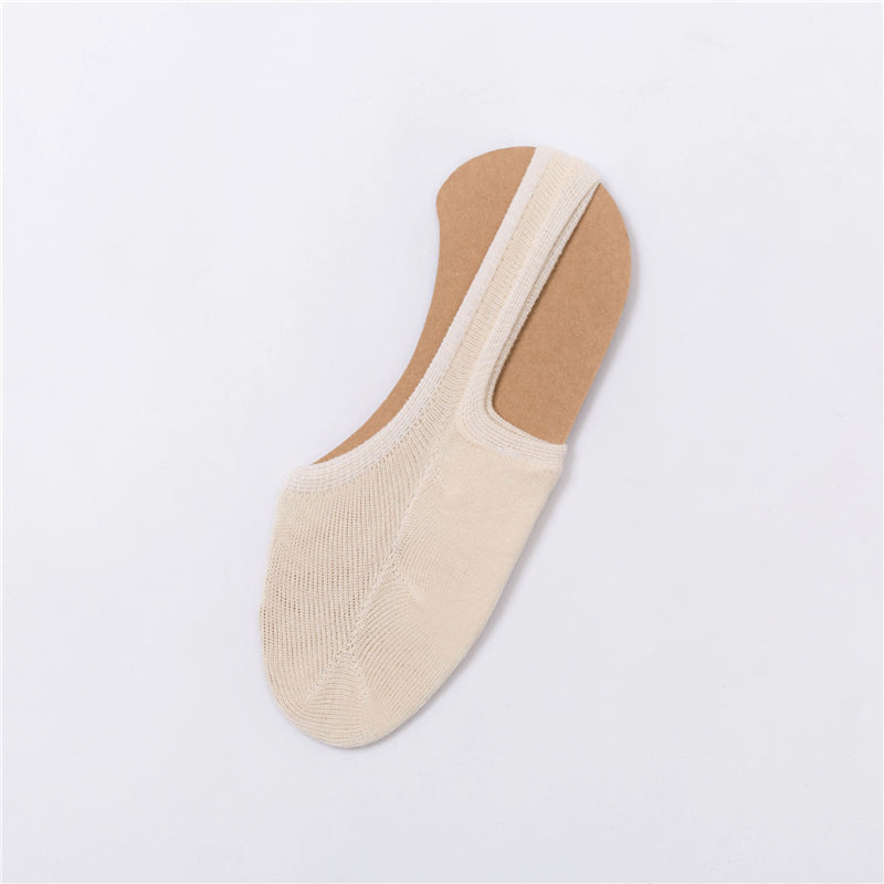 Cotton Blend Sling Back Footlet Shoe Liners