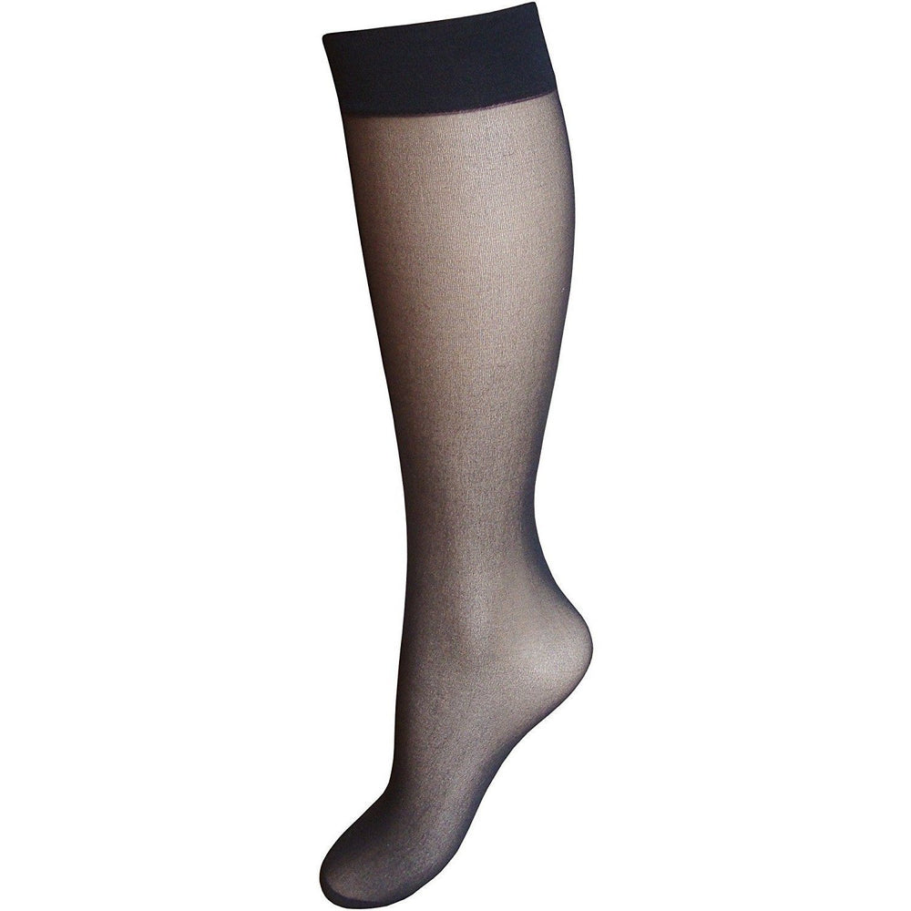 
                      
                        Silky Smooth Knit Knee High Trouser Socks 2 pair pack - Leggsbeautiful
                      
                    