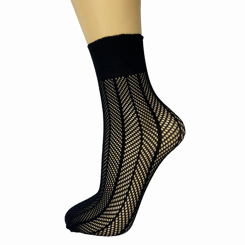 
                      
                        Soft Stretch Vertical Pattern Crochet Knit Socks
                      
                    